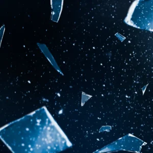 Construction accident: falling debris and dropped tools posing a serious risk to workers