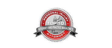 Top 10 Personal Injury Attorney – Attorney and Practice Magazine badge