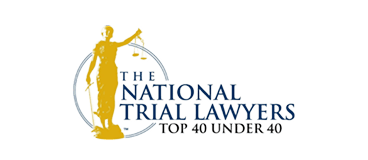 The National Trial Lawyers Top 40 Under 40 badge